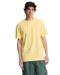 T-shirt à manches courtes SLUB ROUNDNECK Marron Homme