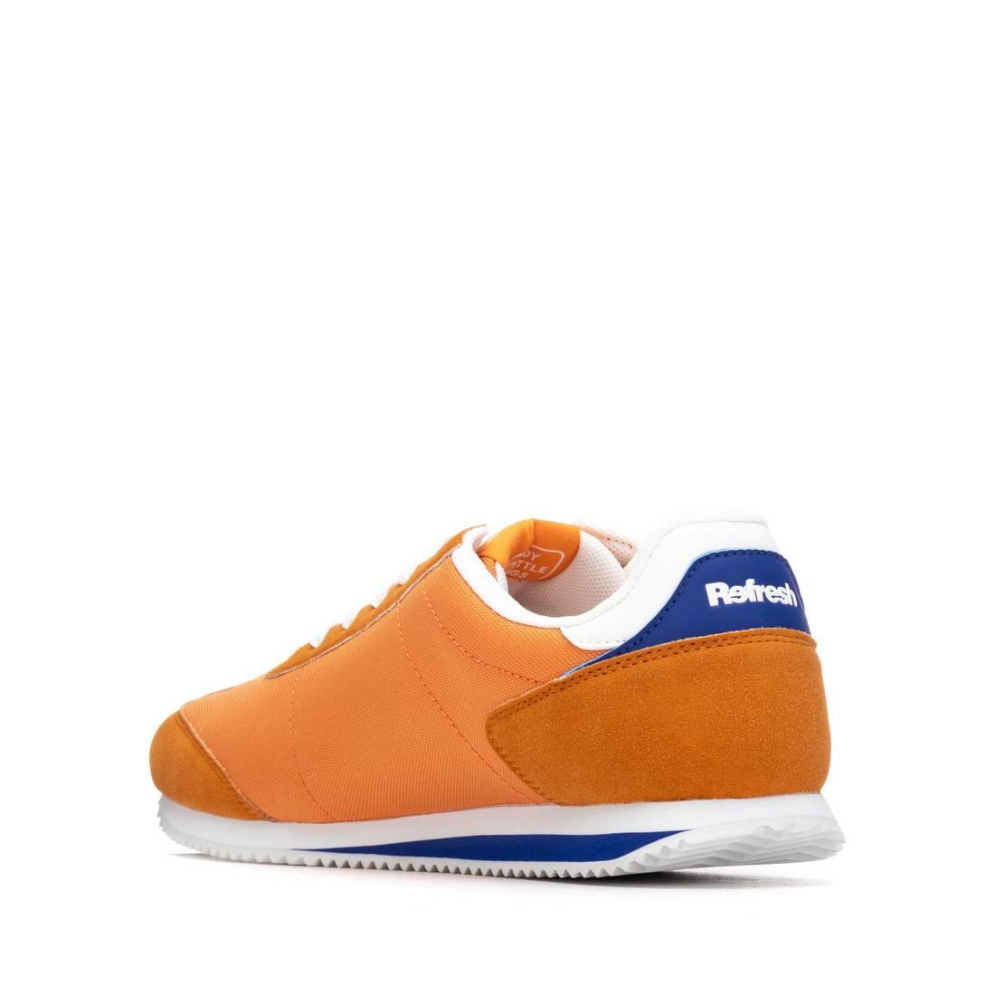 Zapatilla De Hombre Refresh 175662 Naranja 3/4