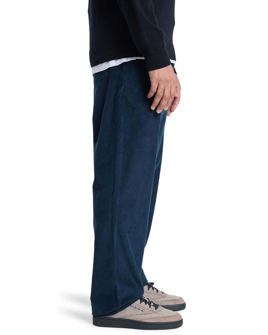 Pantalon TAXER REGULAR CORD Bleu Homme 3/4