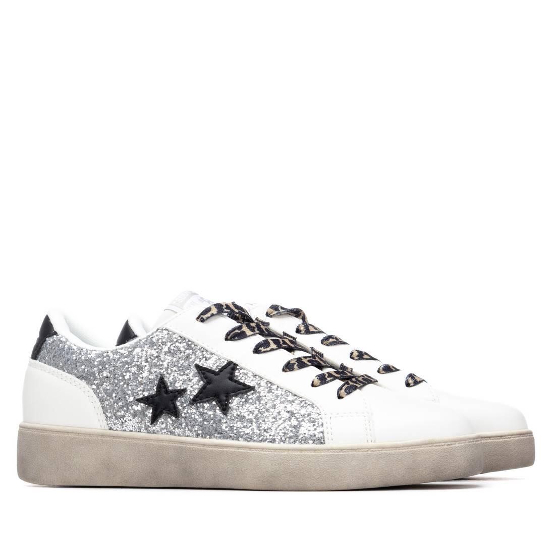 Zapatilla De Mujer Teddy Smith 120654 Plata 4/4