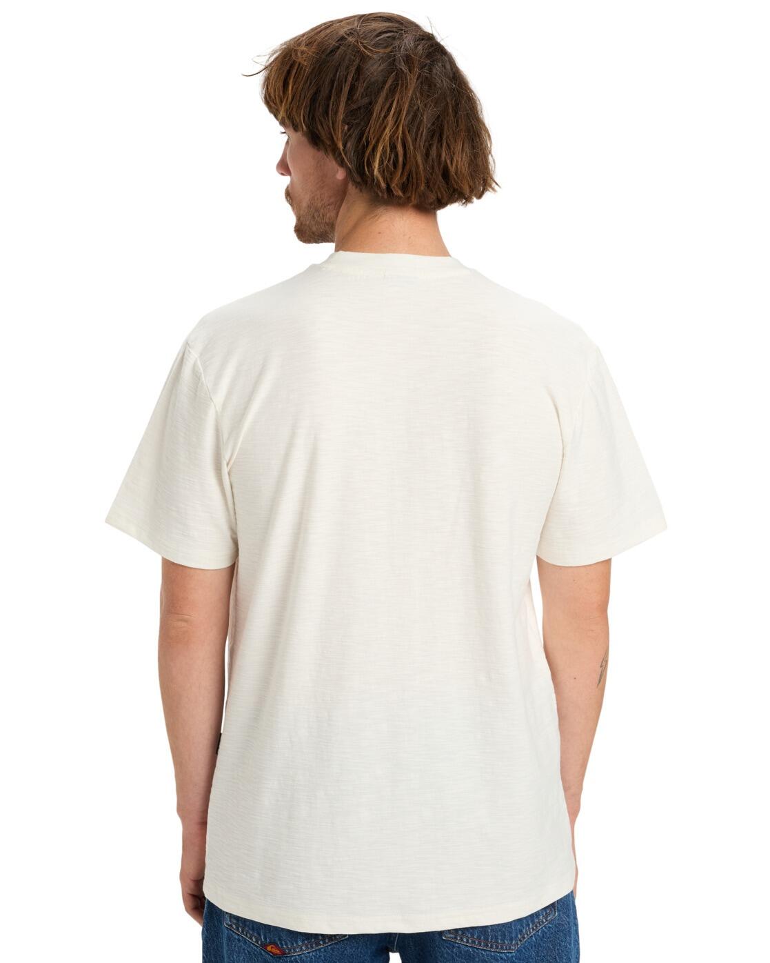 T-shirt à manches courtes SLUB ROUNDNECK Blanc Homme 2/4