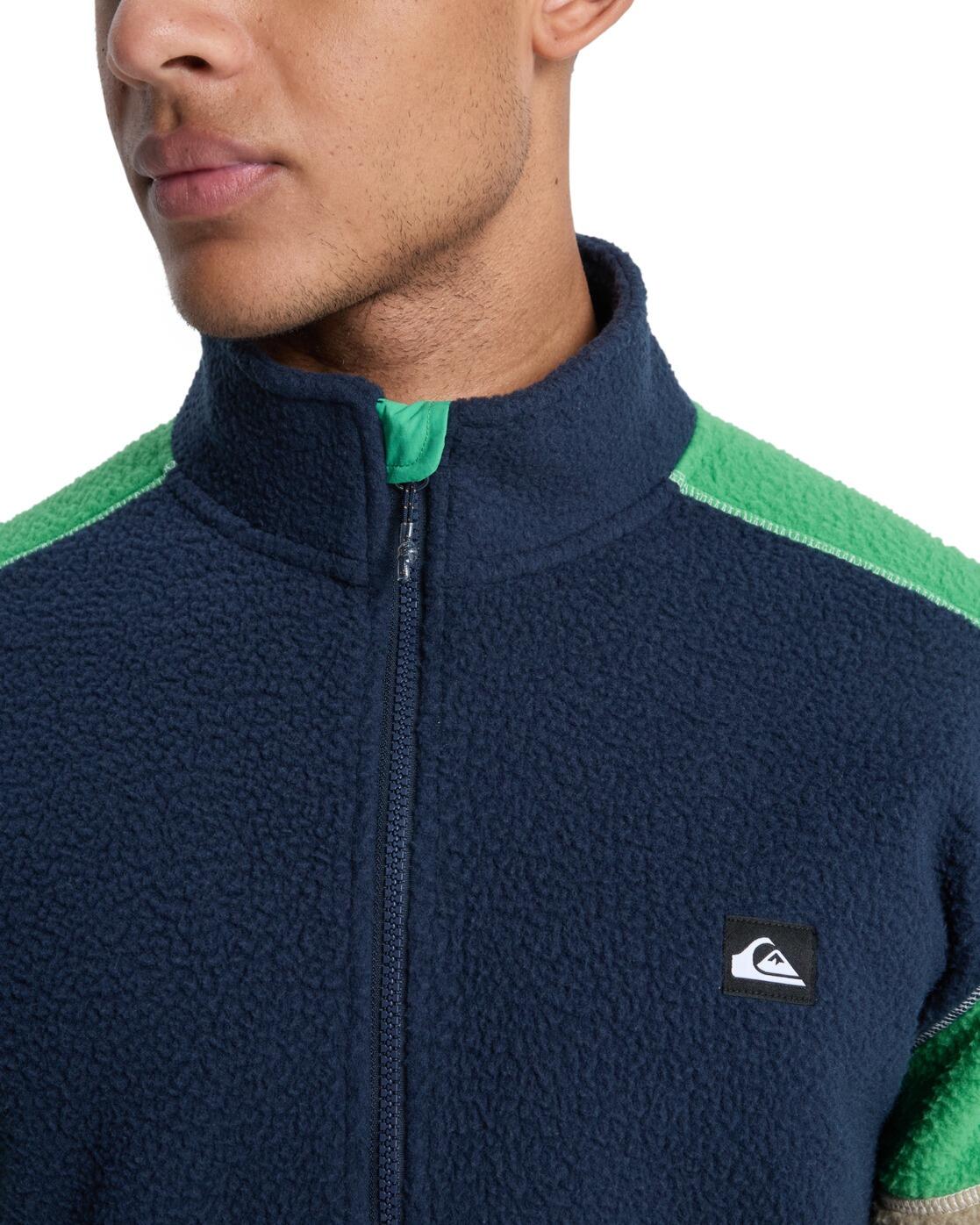 Polaire zippée CLEAN COAST BLOCK Vert Homme 4/4