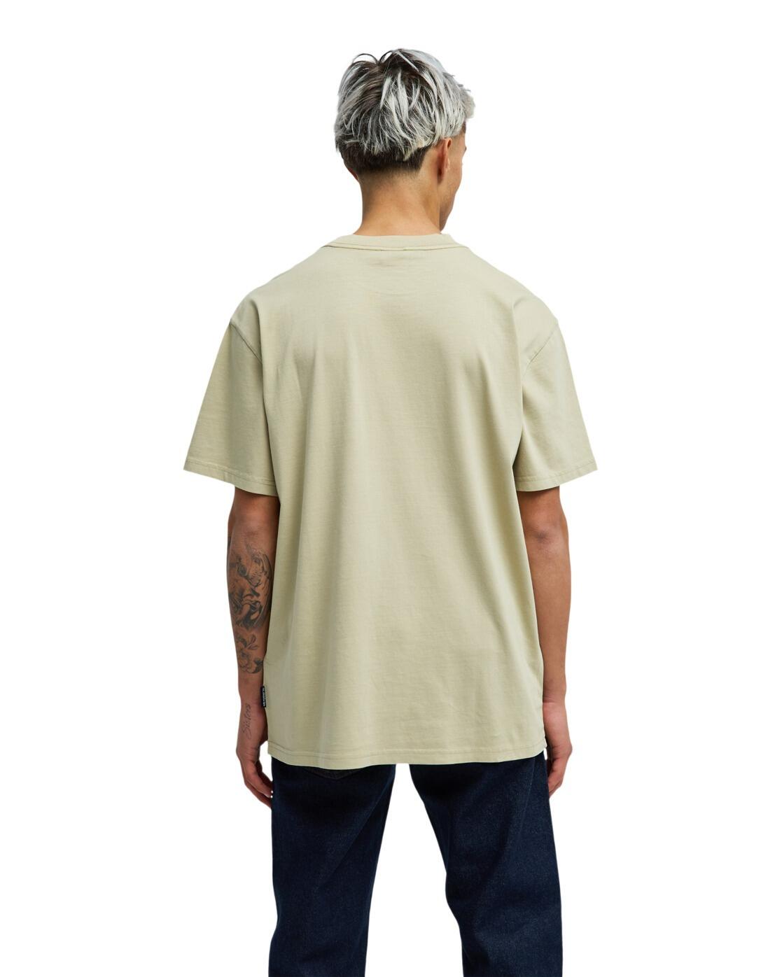 T-Shirt à manches courtes OXNI WASHED Beige Homme 2/4
