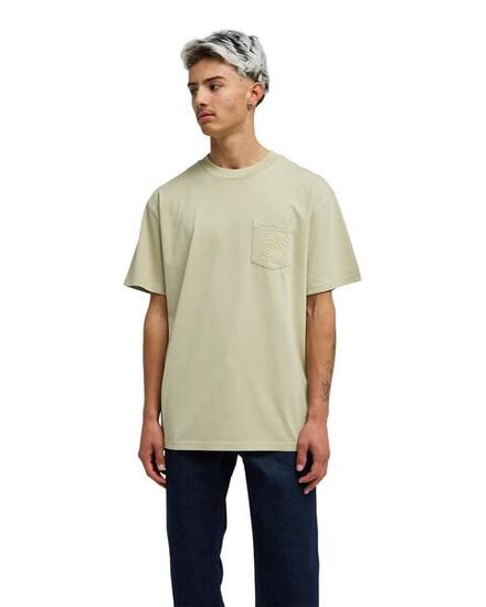 T-Shirt à manches courtes OXNI WASHED Beige Homme