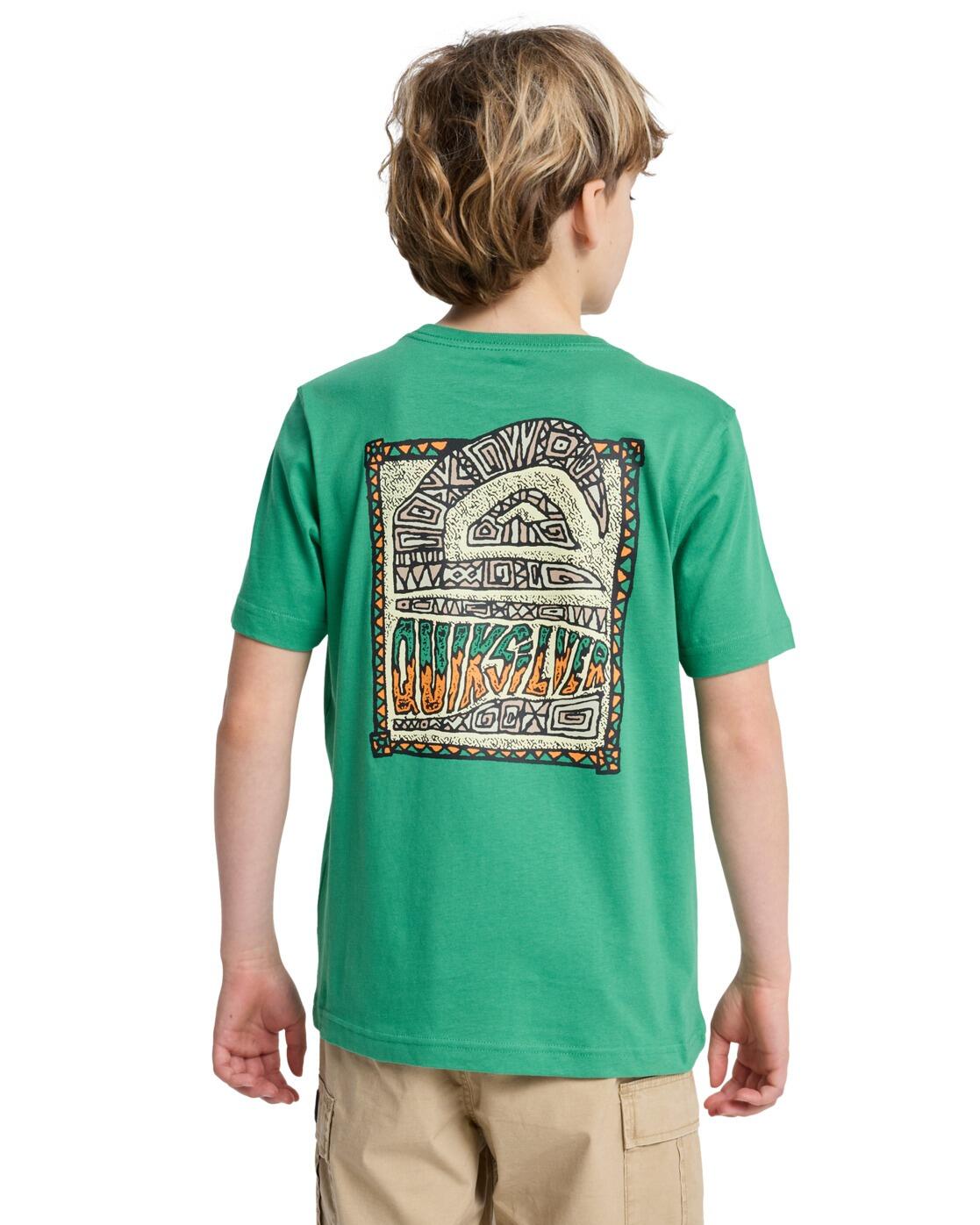 T-Shirt à manches courtes HERITAGE Vert Garçon 2/4