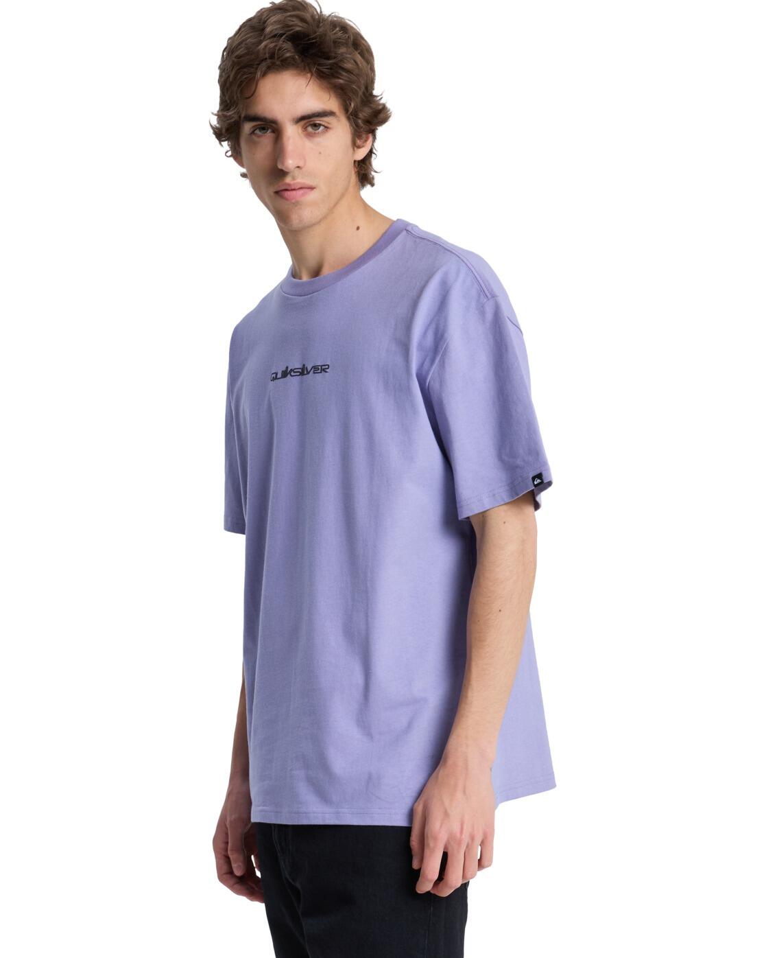 T-Shirt à manches courtes FRACTURED WAVE Violet Homme 3/4