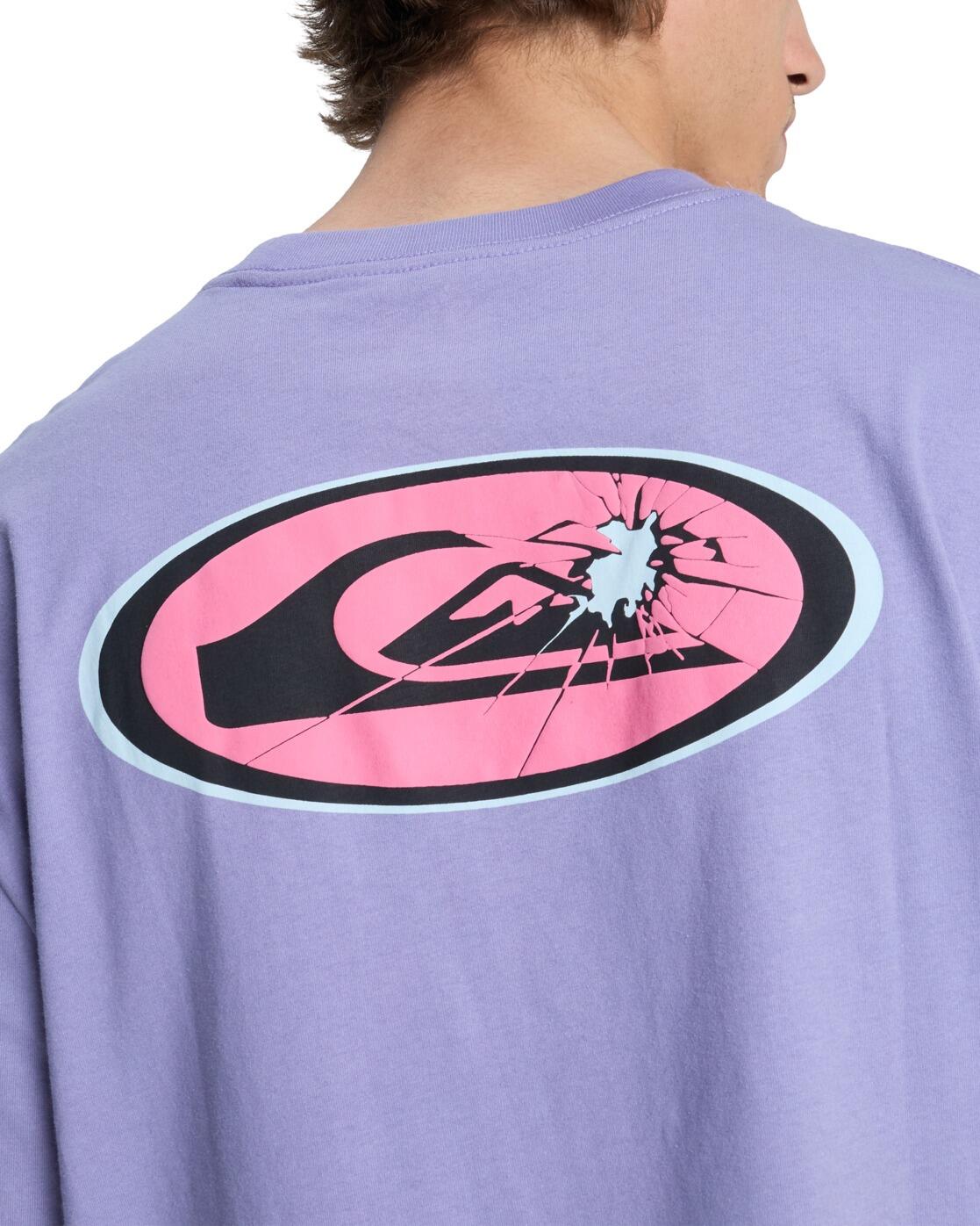 T-Shirt à manches courtes FRACTURED WAVE Violet Homme 4/4