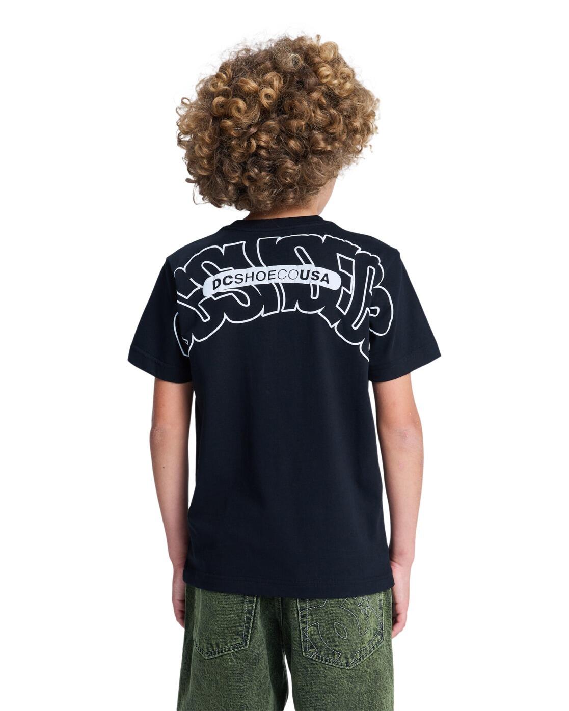 T-shirt à manches courtes Noir Garçon 2/4