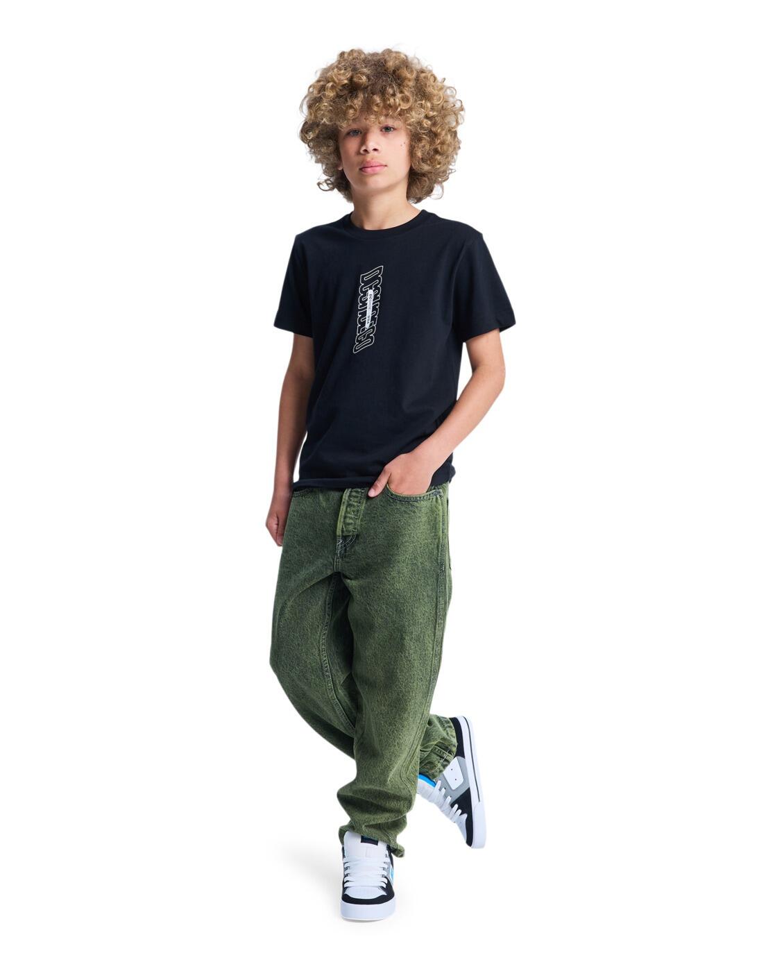 T-shirt à manches courtes Noir Garçon 4/4