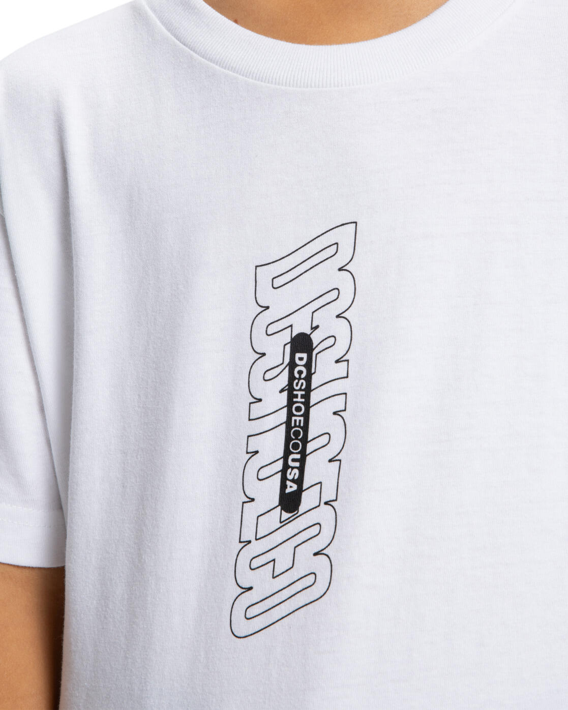 T-shirt à manches courtes Blanc Garçon 3/4