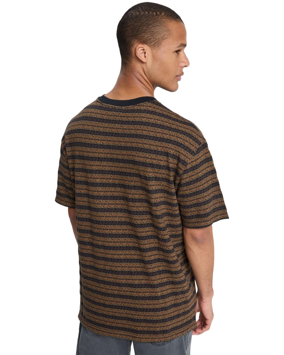 T-Shirt à manches courtes OKANO JACQUARD Noir Homme 2/4