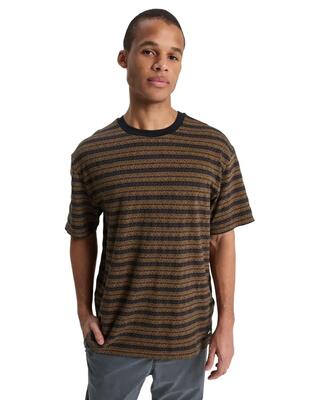 T-shirt met korte mouwen okano jacquard schwarz heren