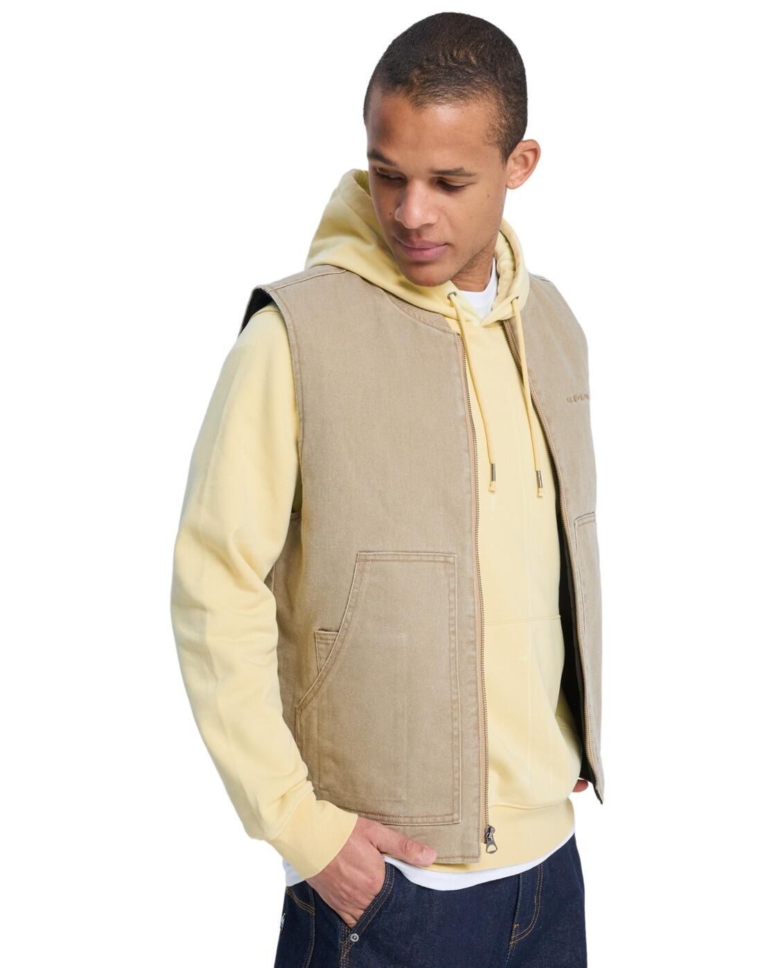 Veste sans manche SURF CHORES Beige Homme 3/4