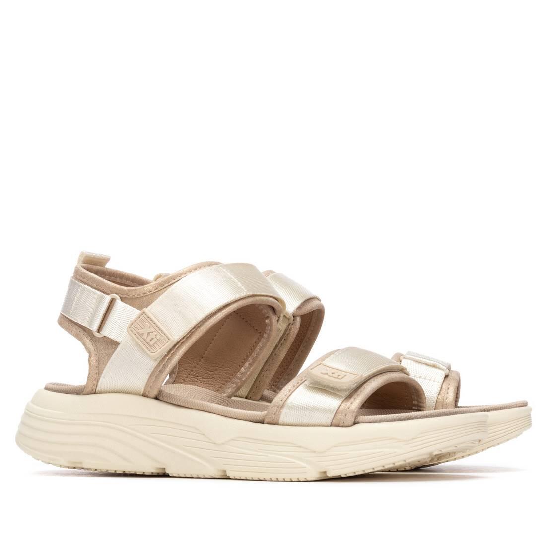 Sandales Plates Femme Xti  Beige 4/4