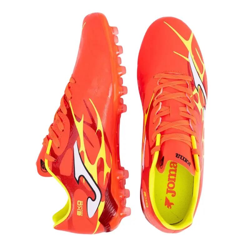 Botas Fútbol Cesped Artificial Unisex Joma Super Copa 2507 Rojo Ligeras 3/6
