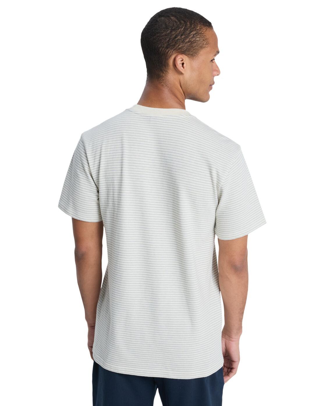 T-Shirt à manches courtes LOPAZ STRIPED POCKET Blanc Homme 2/4