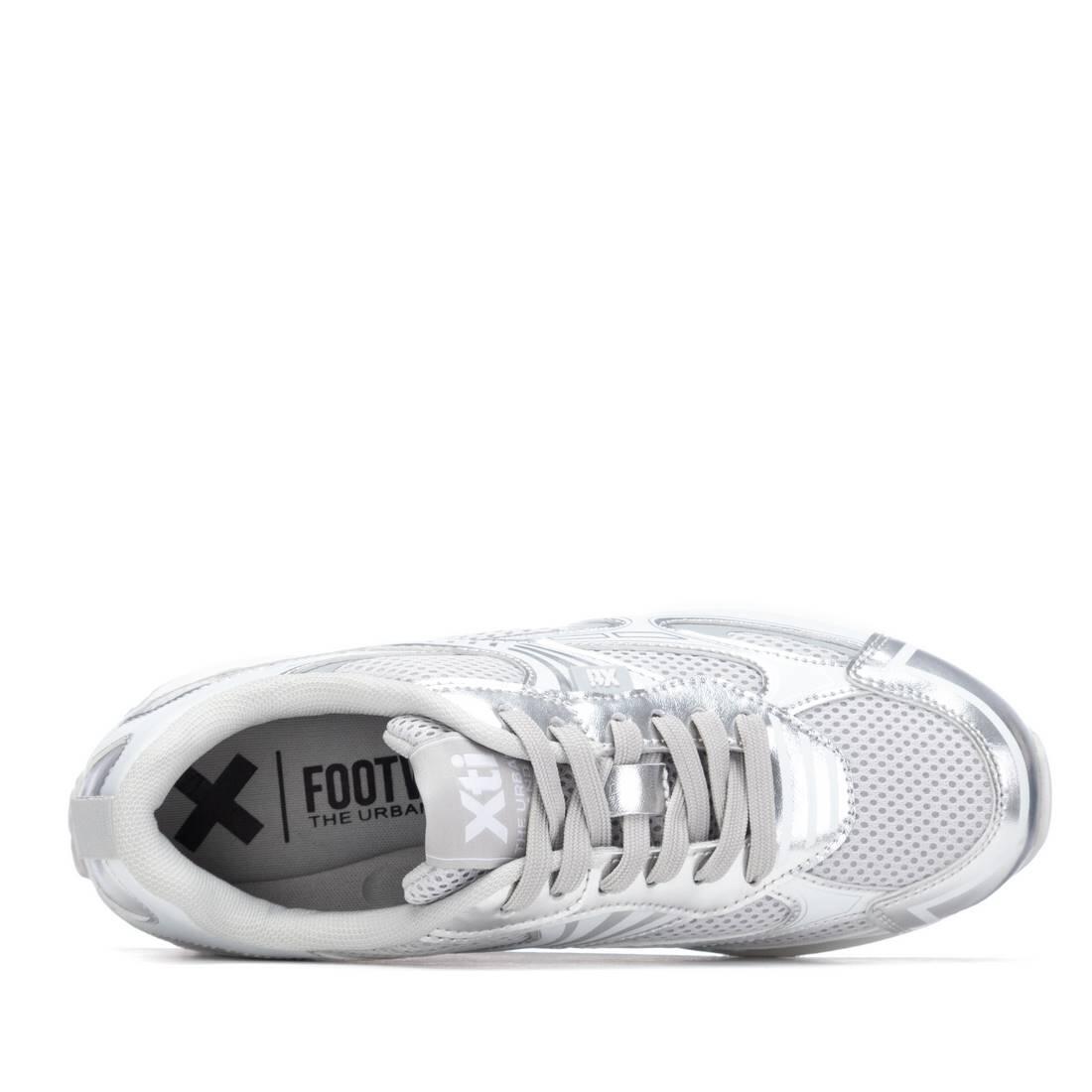 Zapatilla De Mujer Xti 145003 Plata 5/5