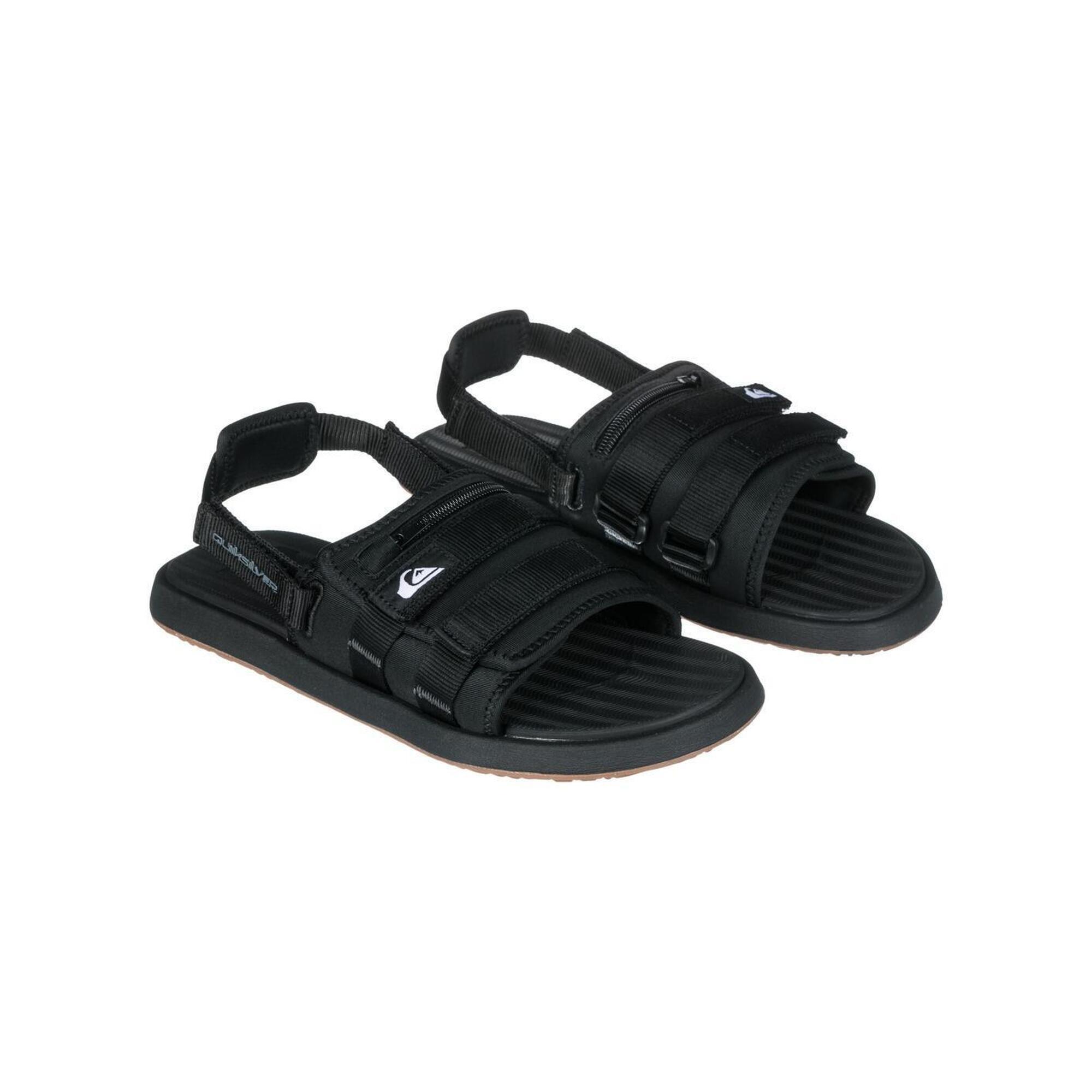 Quiksilver - Sandales Monkey Caged Noir Homme - Sandales - Noir - Decathlon