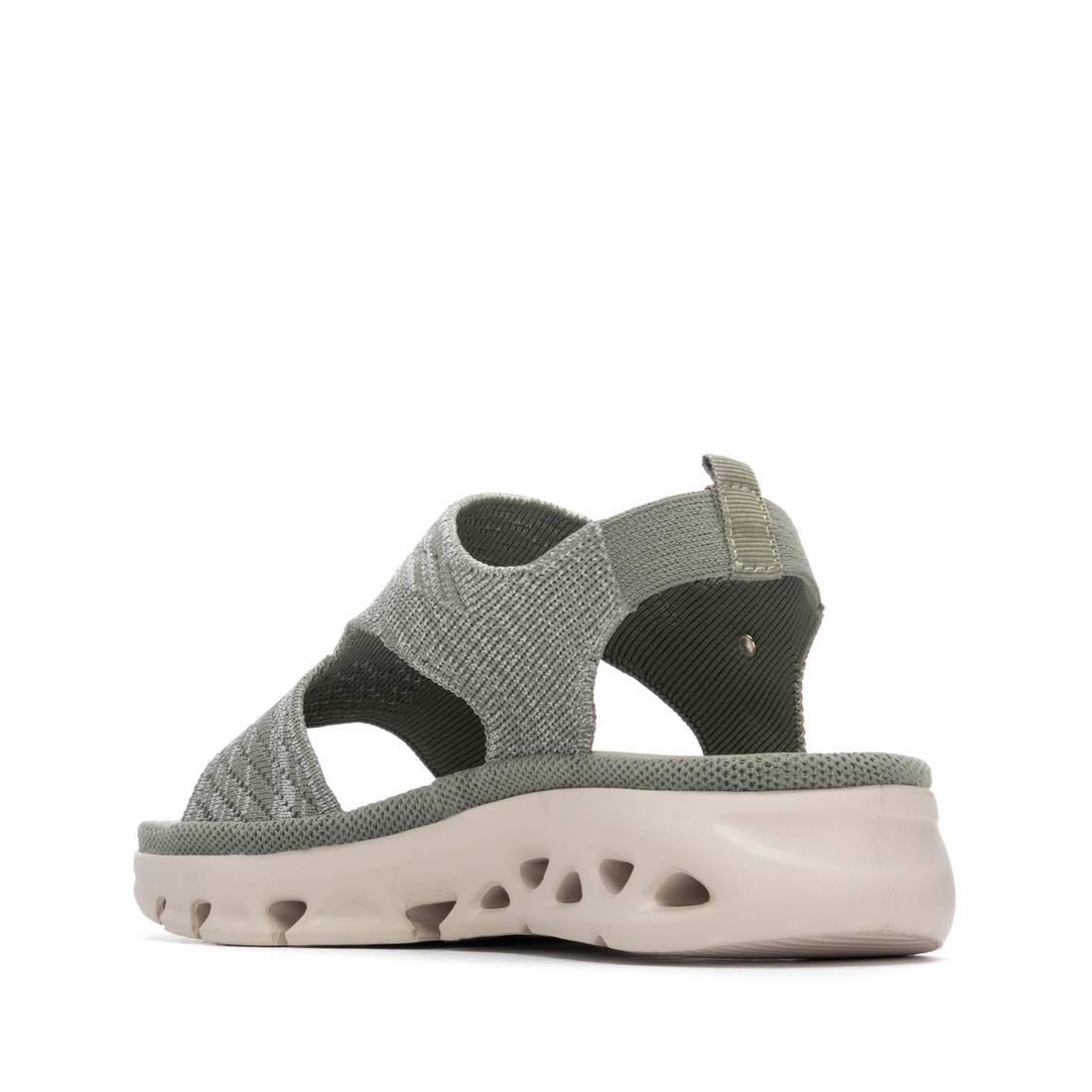 Sandalia De Mujer Xti 145177 Kaki 3/3