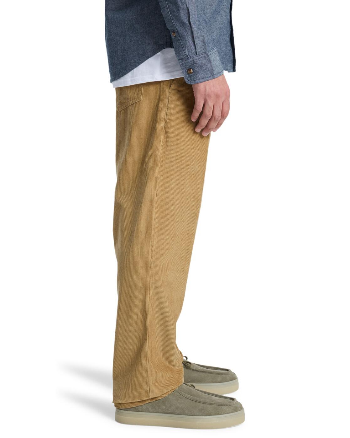 Pantalon TAXER REGULAR CORD Beige Homme 3/4
