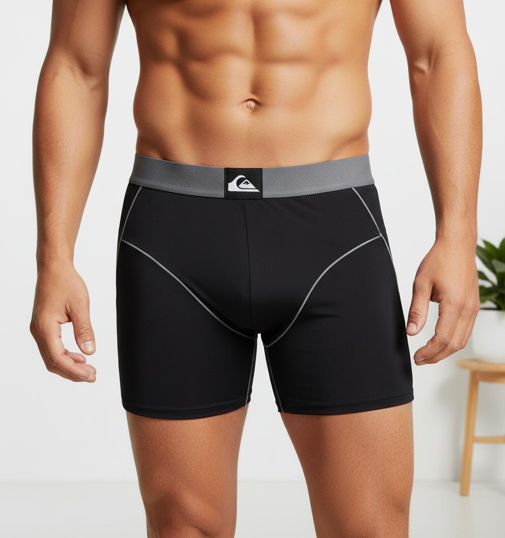 Quiksilver Confezione da 2 boxer da uomo in microfibra sportiva 6/7