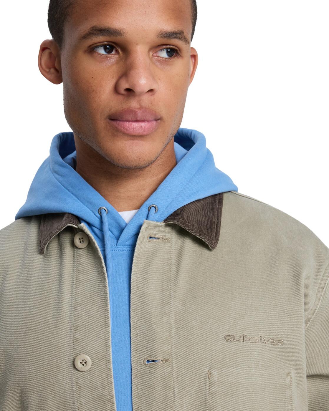 Veste workwear SURF CHORES COAT Beige Homme 4/4