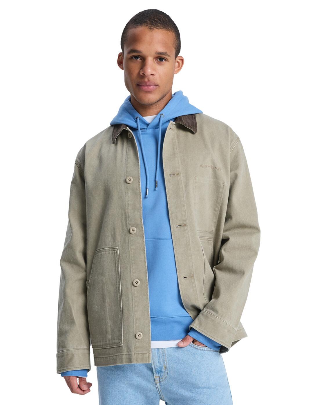 Veste workwear SURF CHORES COAT Beige Homme 1/4