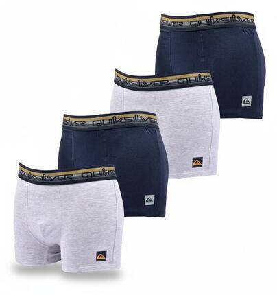 Quiksilver Pack de calzoncillos bóxers para hombre de algodón - Pack de 4