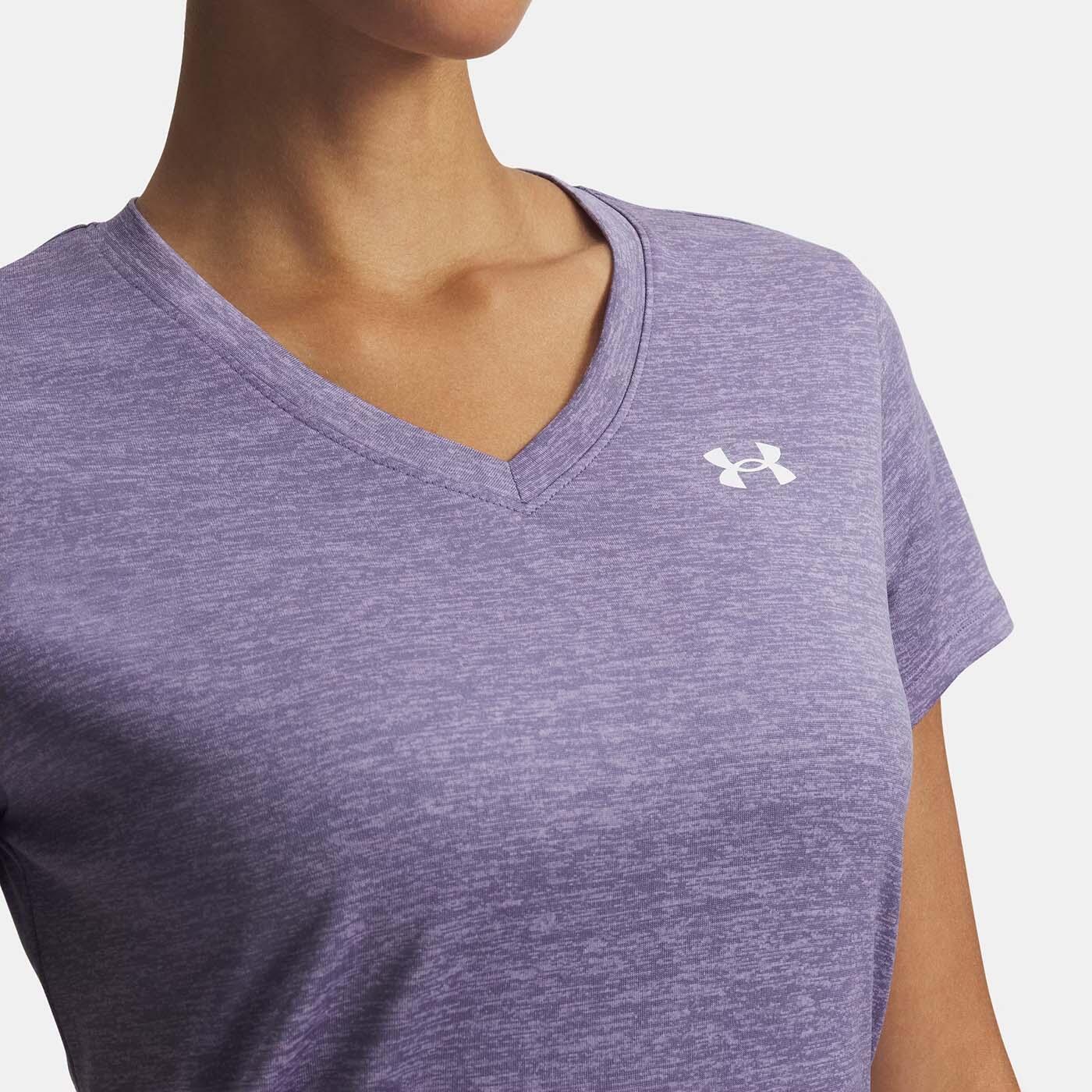 T‑shirt UA Tech™ Twist Donna Viola 3/3