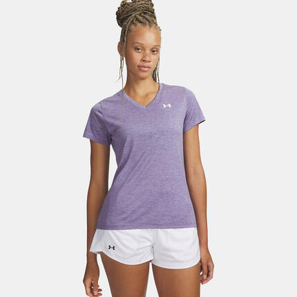 T-shirt UA Tech™ Twist pour Femme Violet