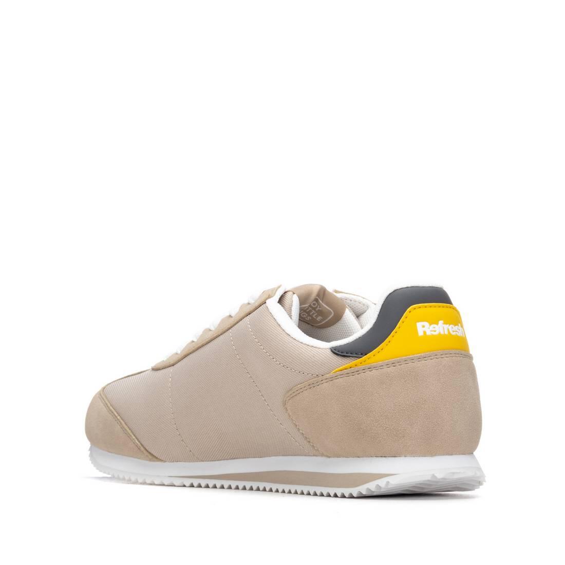 Zapatilla De Hombre Refresh 175662 Beige 3/4