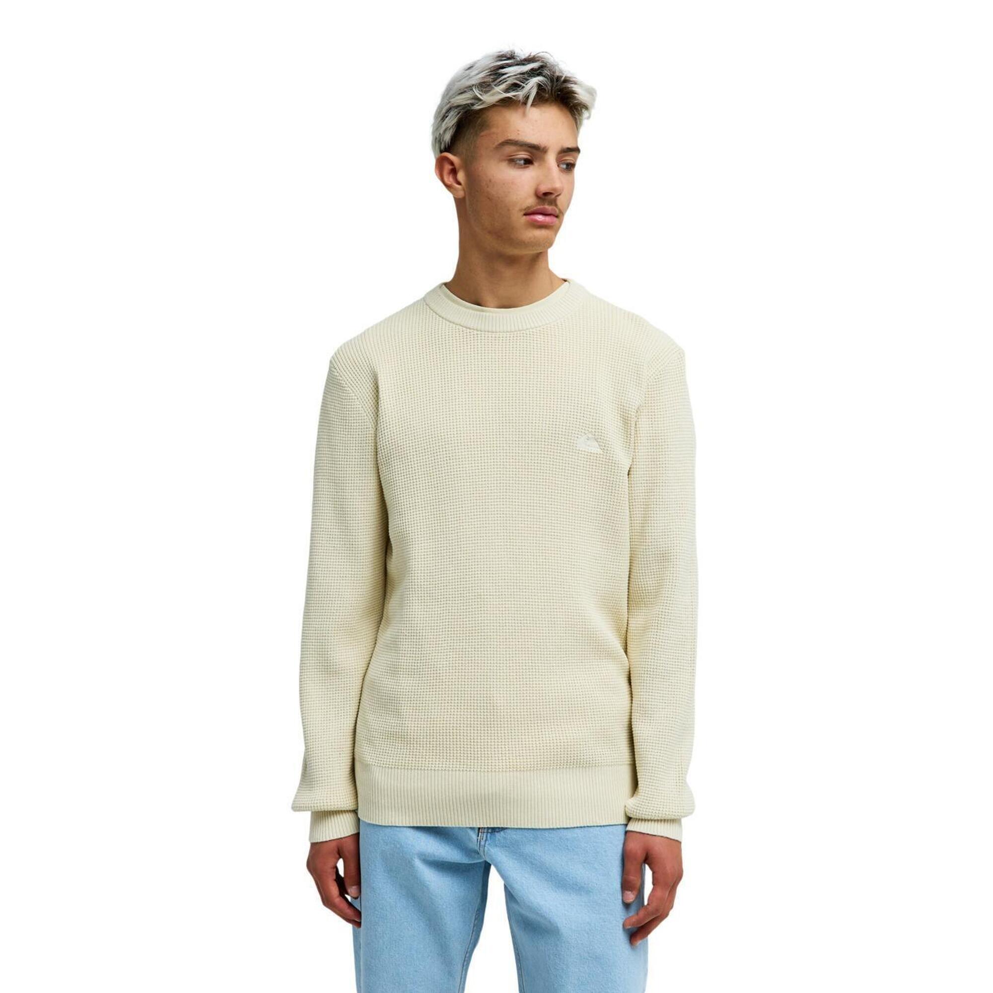 Quiksilver - Pull Waffle Bleu Homme - Pull - Bleu - Decathlon