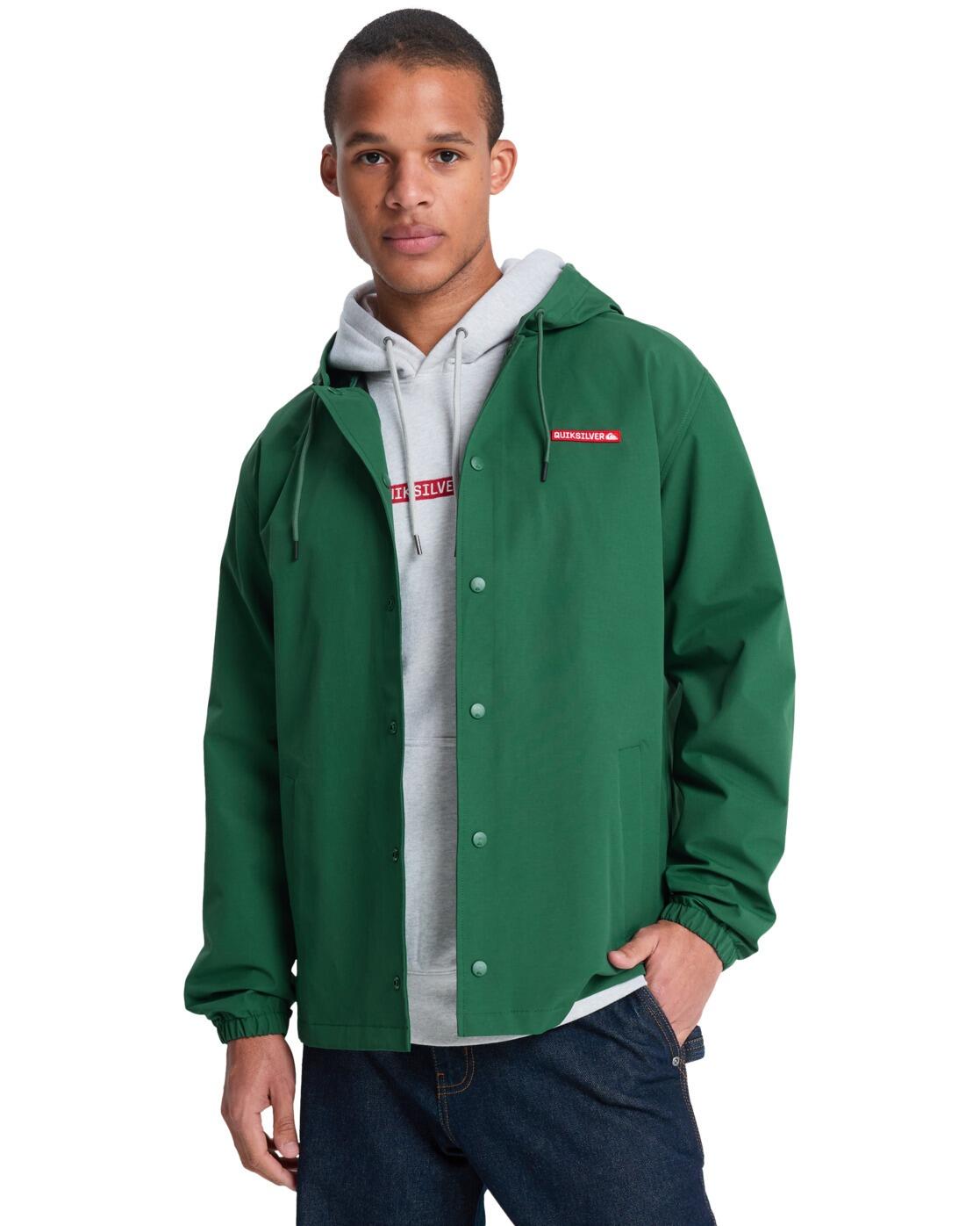 Veste imperméable à capuche RAIN CLOUD 3K Vert Homme 1/4
