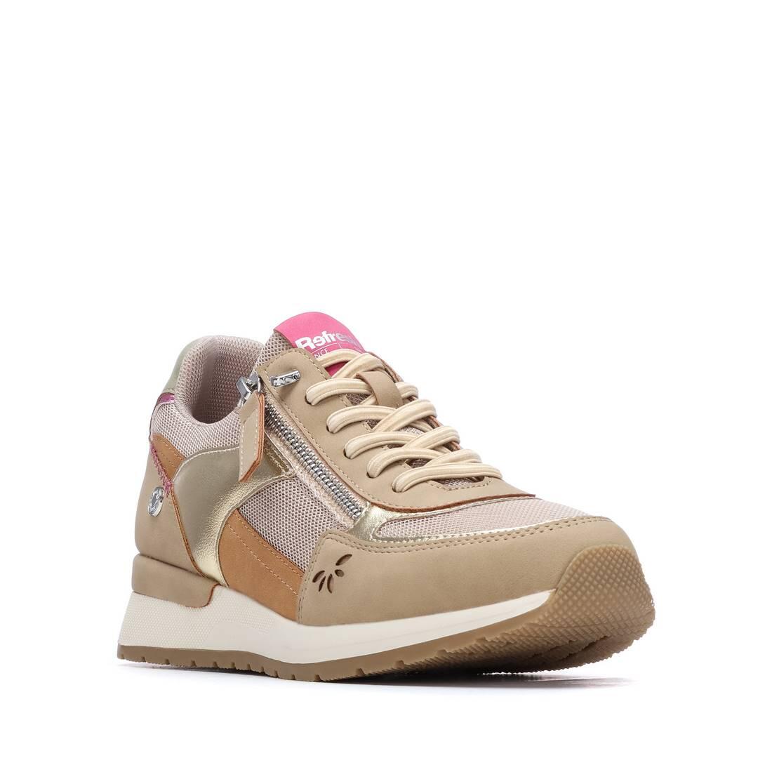 Zapatilla De Mujer Refresh 175132 Beige 3/5