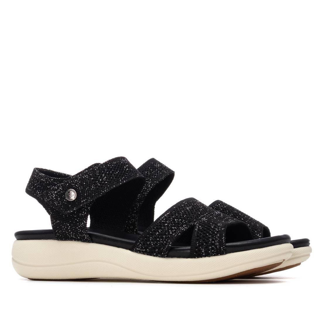 Sandalia De Mujer Xti 145156 Negro 4/5