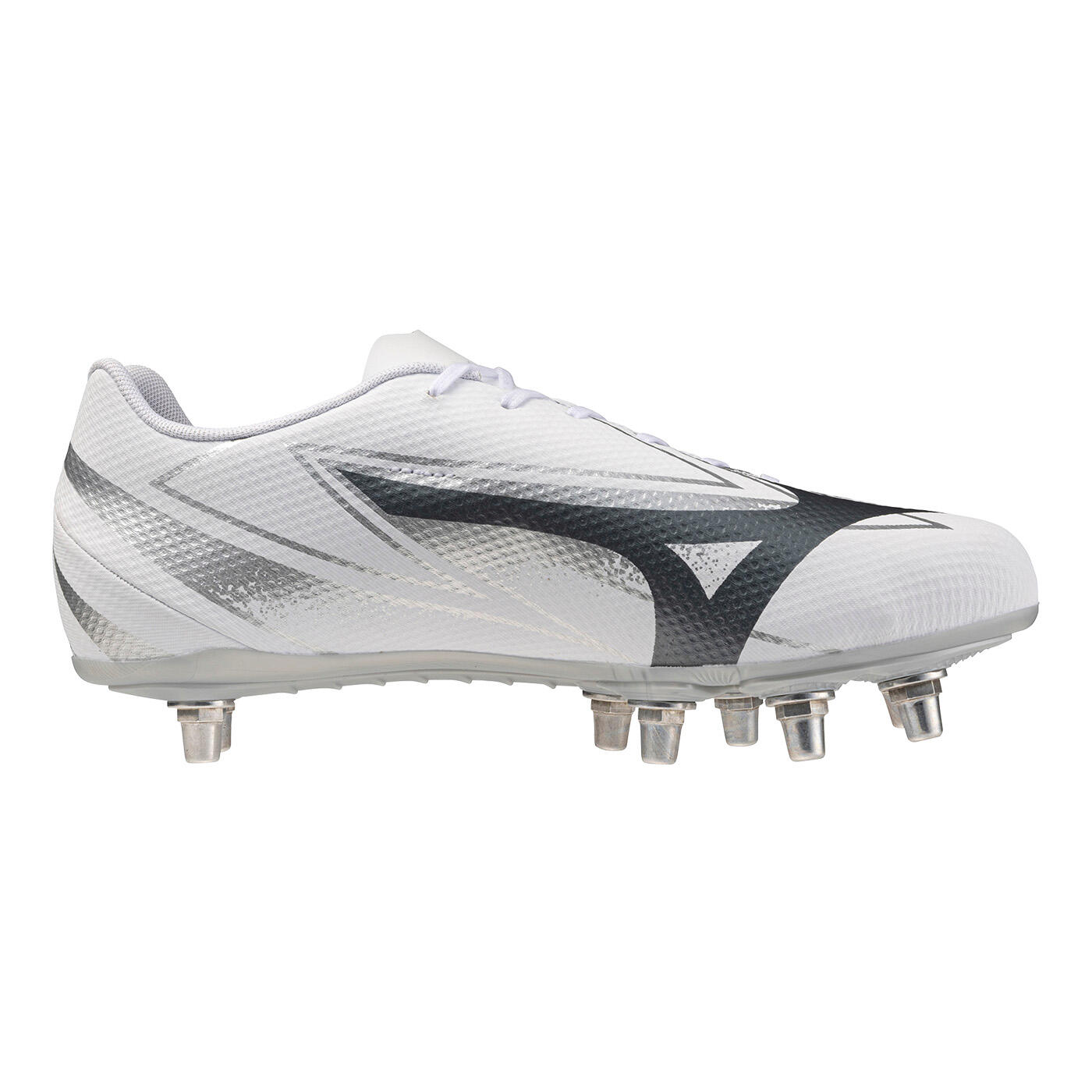 Mizuno Waitangi Pro Rugby Noppenschoenen Wit En Grijs 3/6