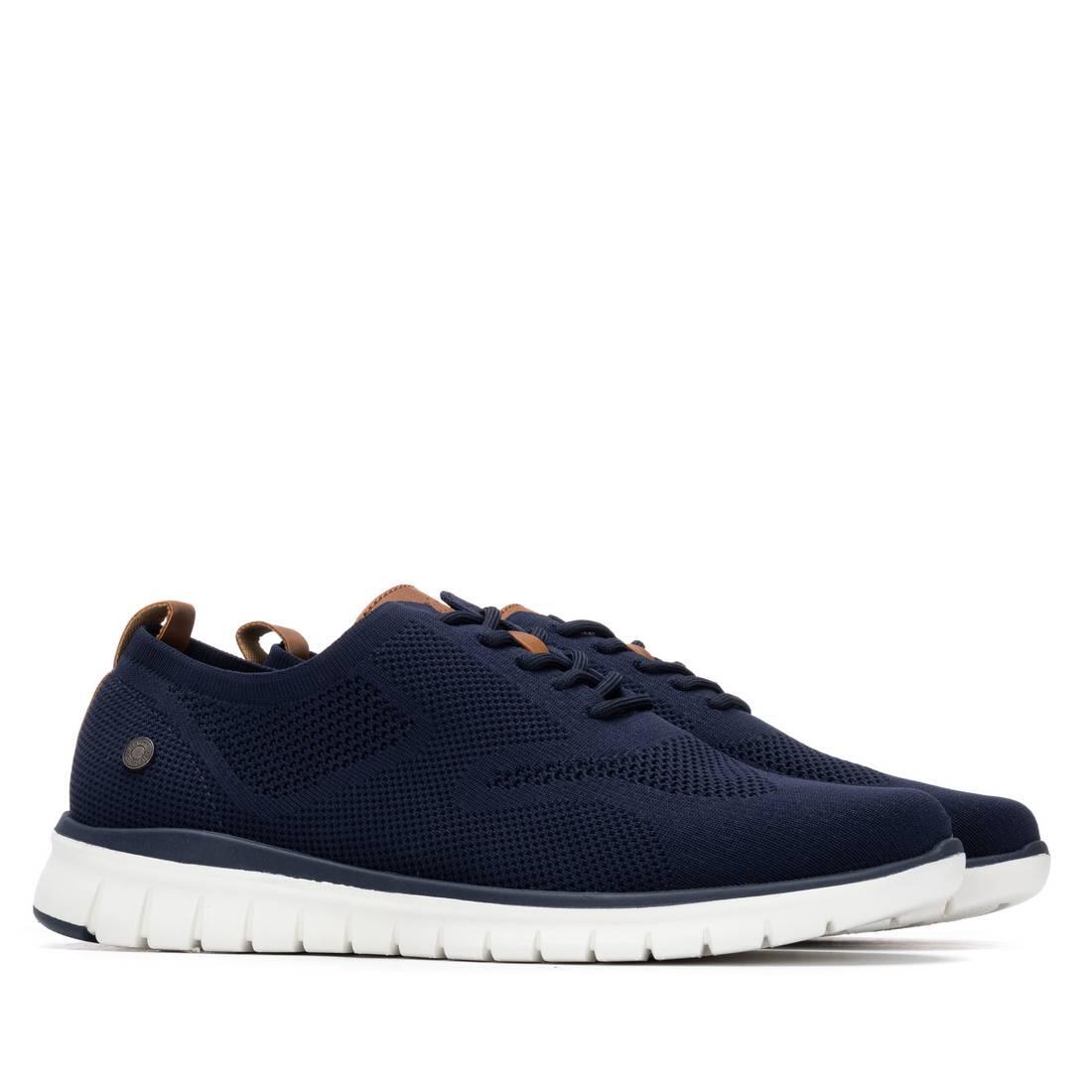 Deportivas Casual Hombre Suela Plana - Modelo 175520 Marino 4/6