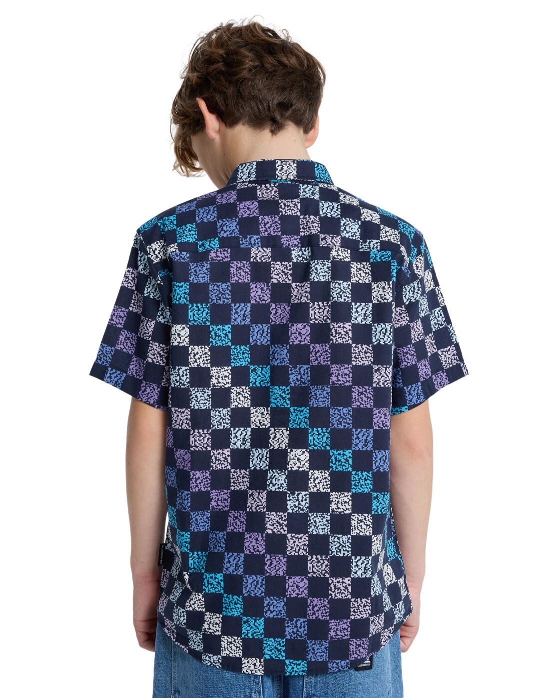Chemise manches courtes APERO CLASSIC Bleu Garçon 2/4