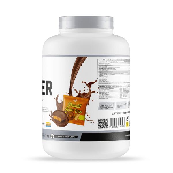 Gainer mass formula - 3 kg Tasses de beurre d'arachide de MASmusculo 3/5