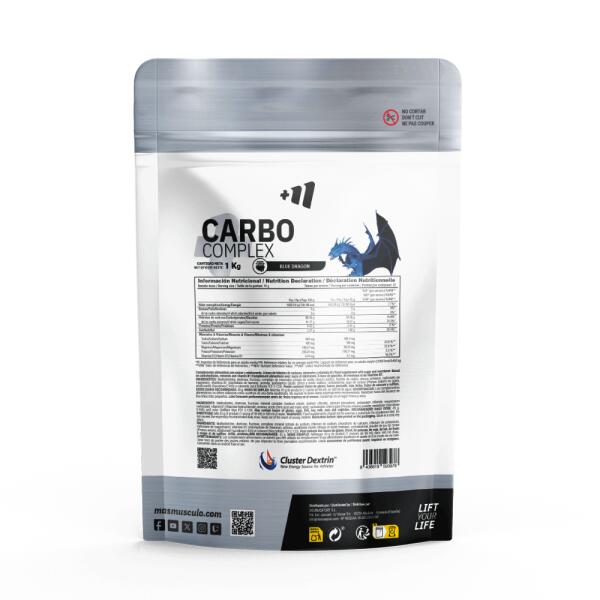 Carbo complex - 1kg Dragon bleu de MASmusculo 2/4