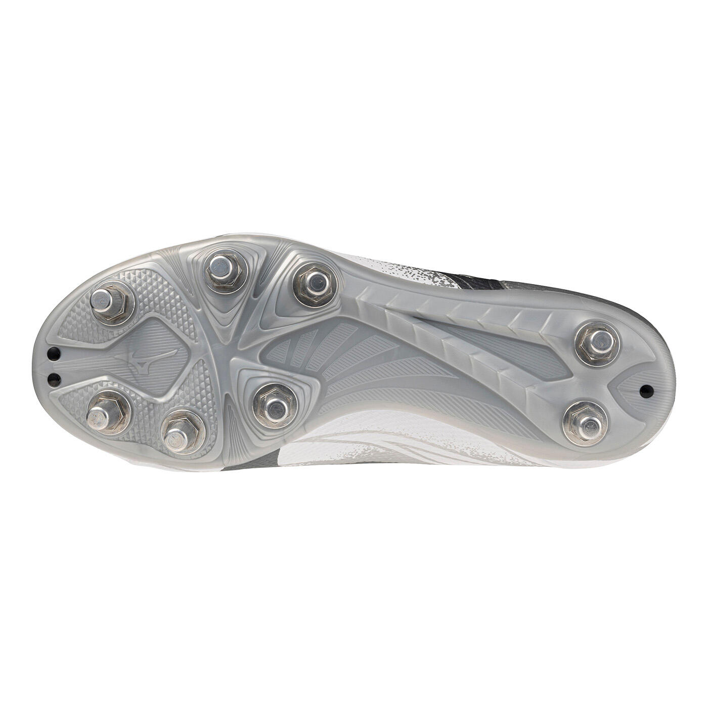 Mizuno Waitangi Pro Rugby Noppenschoenen Wit En Grijs 2/6