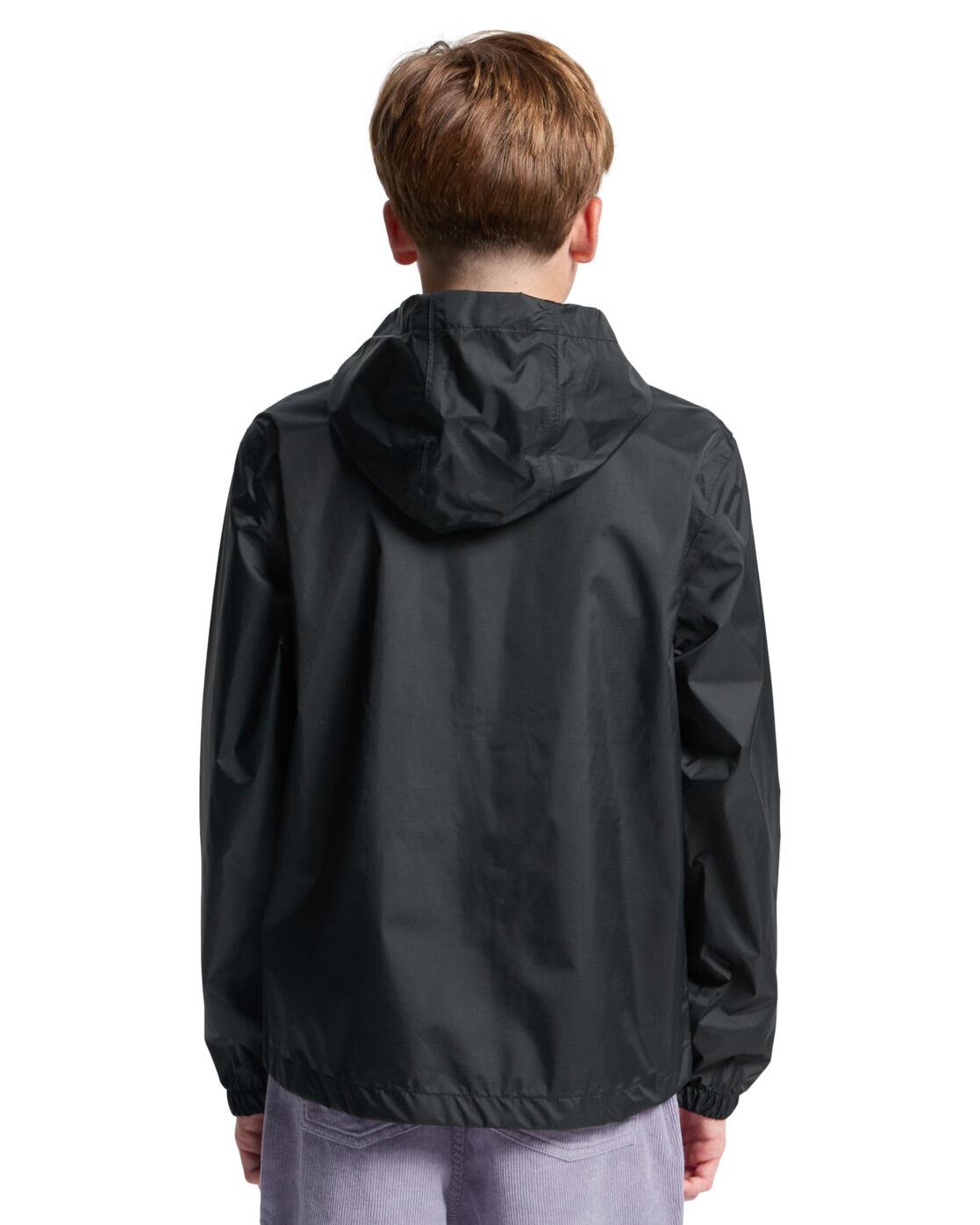 Chaqueta impermeable con capucha OVERCAST 3K TAPE Negro Niño 2/4