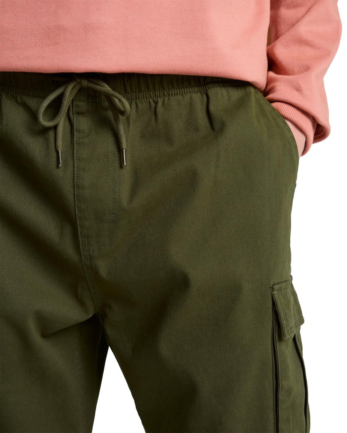 Pantalon cargo TAXER REGULAR Vert Homme 4/4
