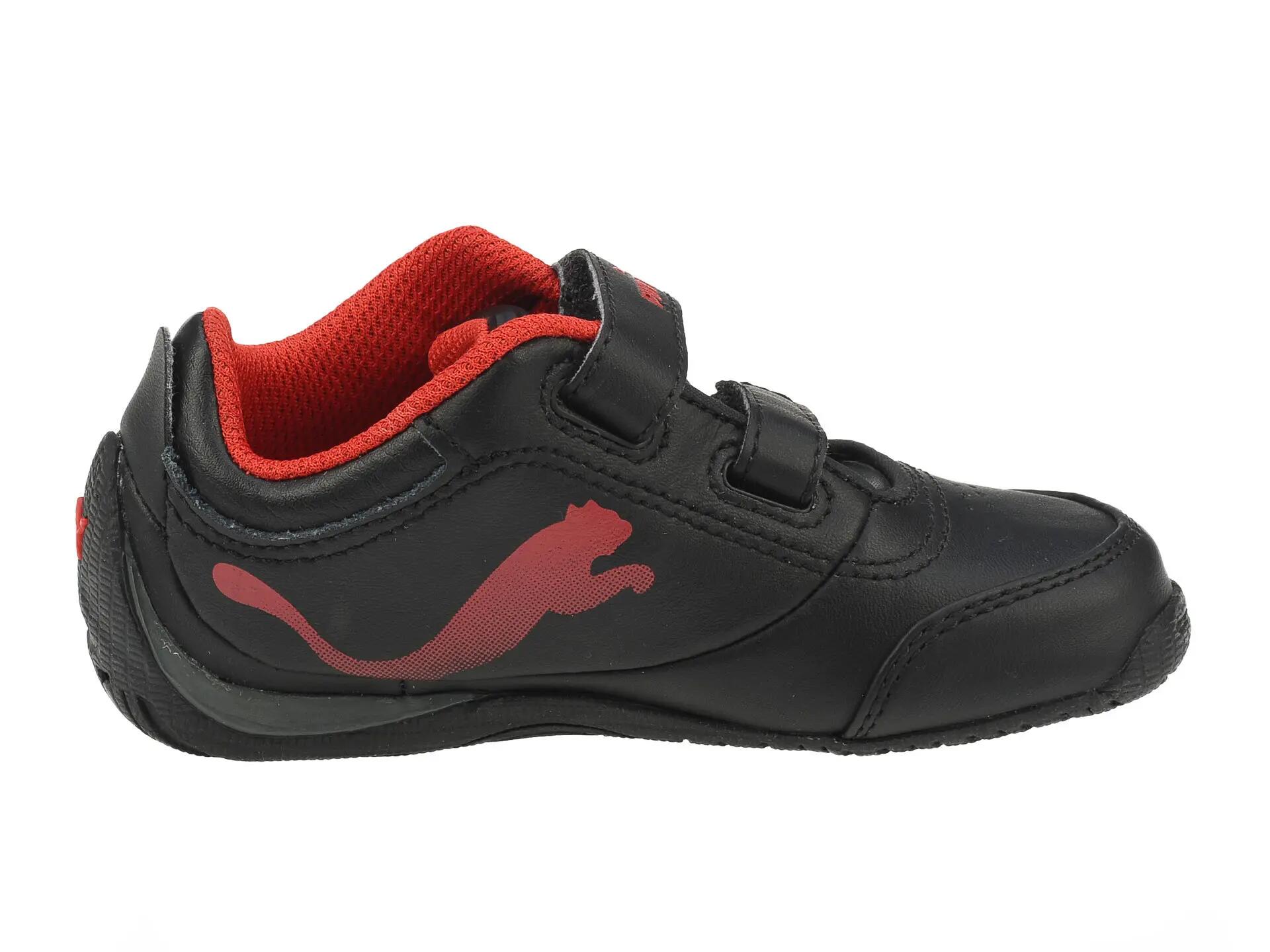 Pantofi sport copii Puma Ferrari Drift Cat 4 L SF NM V, black-rosso 21 3/7