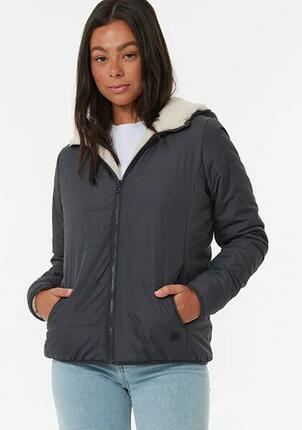 Doudoune Chaude Déperlante "Anti-Series Anoeta Classic" Rip Curl S Noir