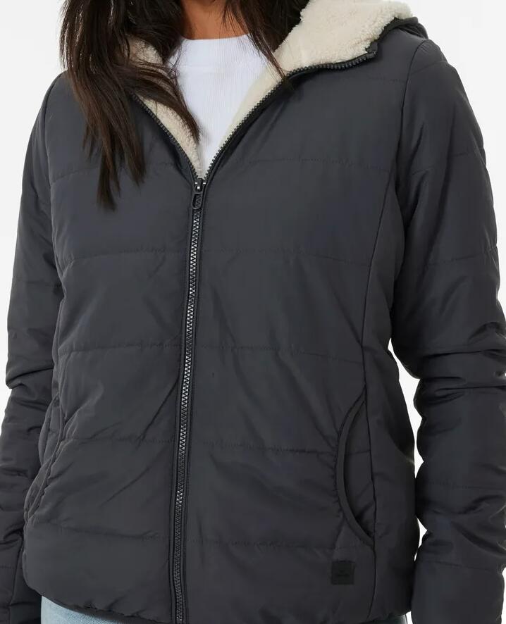 Doudoune Chaude Déperlante "Anti-Series Anoeta Classic" Rip Curl S Noir 3/4