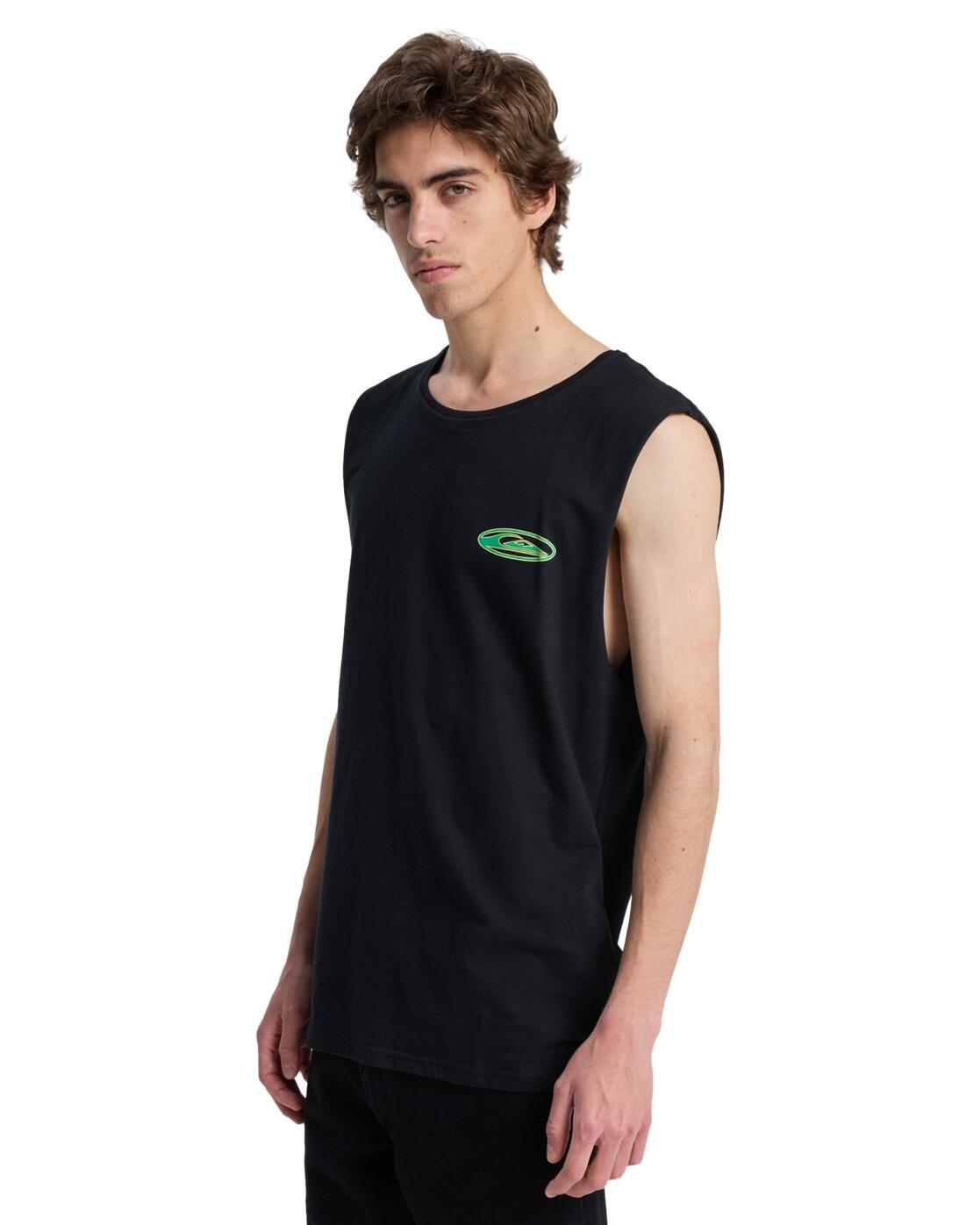 T-shirt sans manches EV QUIKGLOBE MUSCLE Noir Homme 3/4