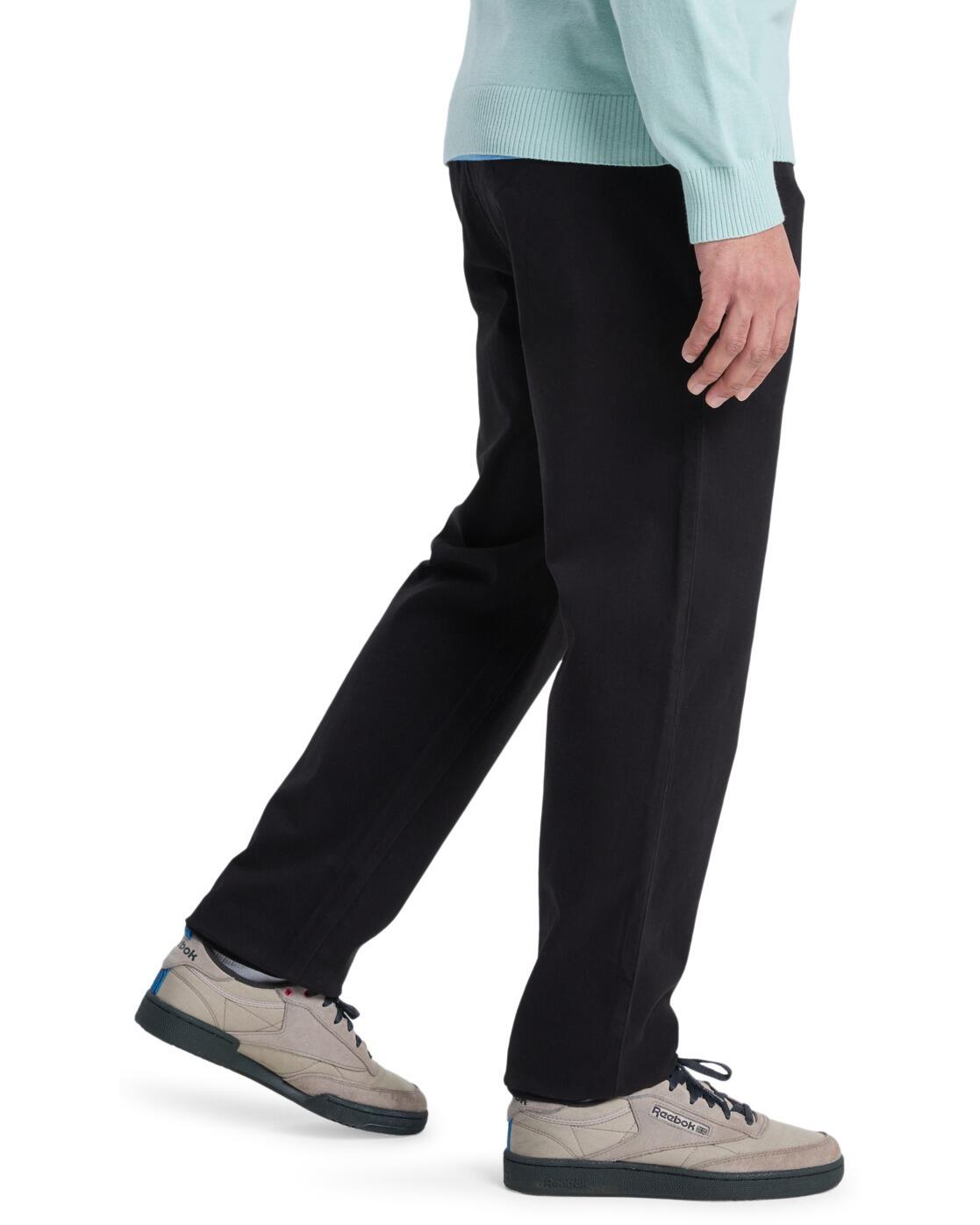 Pantalon UNION STRAIGHT TAPPERED Noir Homme 3/4