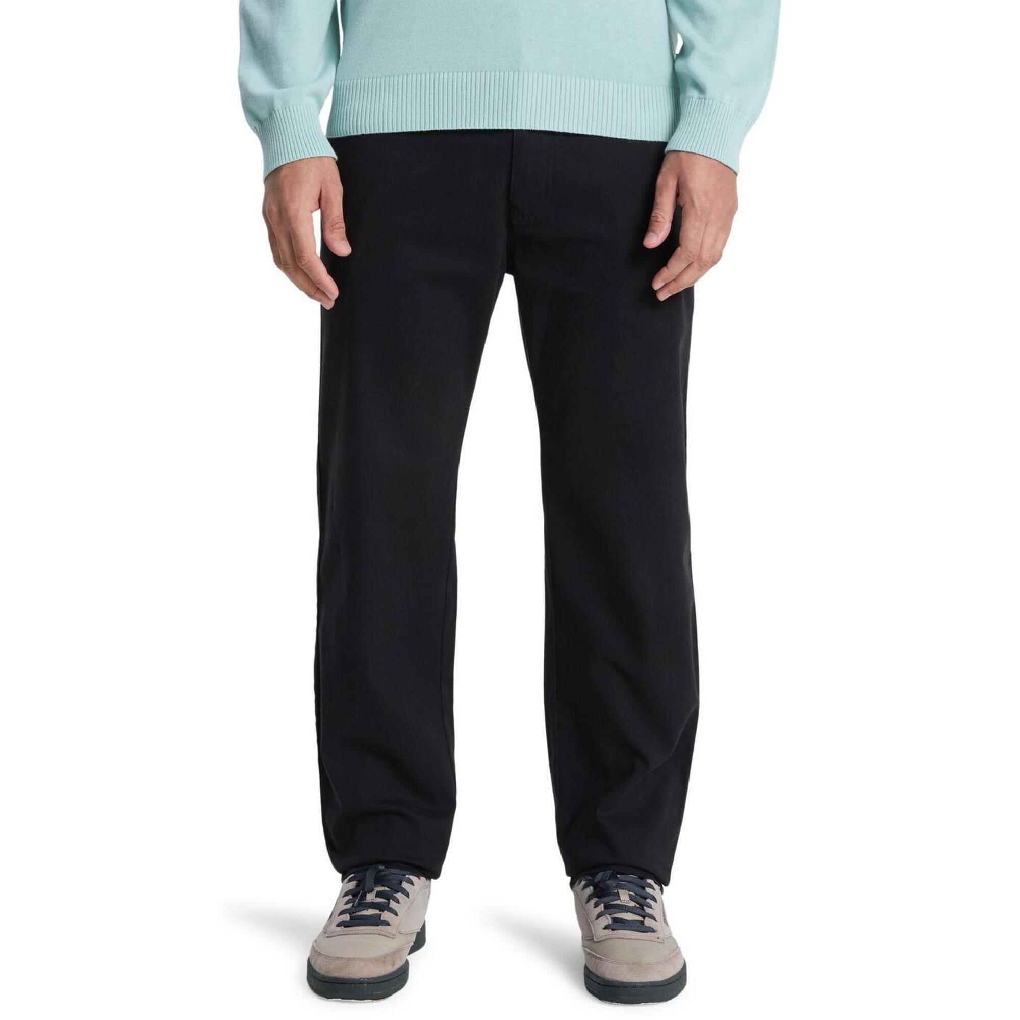Quiksilver - Pantalon Union Straight Tappered Noir Homme - Pantalons - Noir - Decathlon
