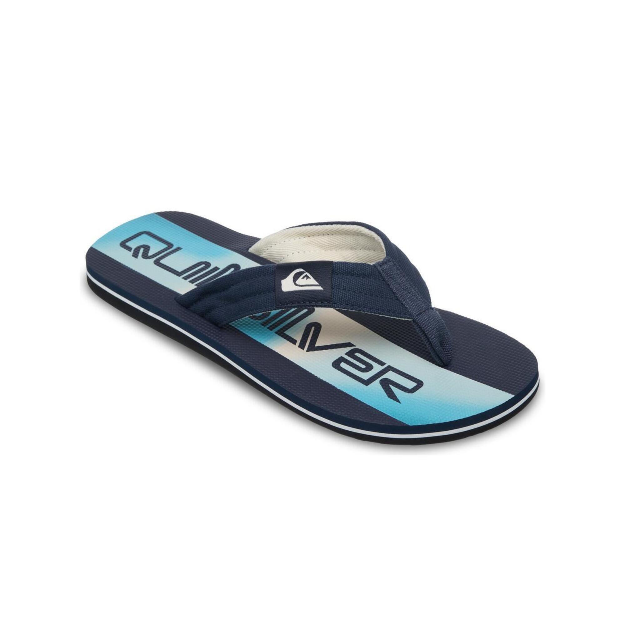 Quiksilver - Sandales Molokai Layback Bleu Homme - Sandales - Bleu - Decathlon